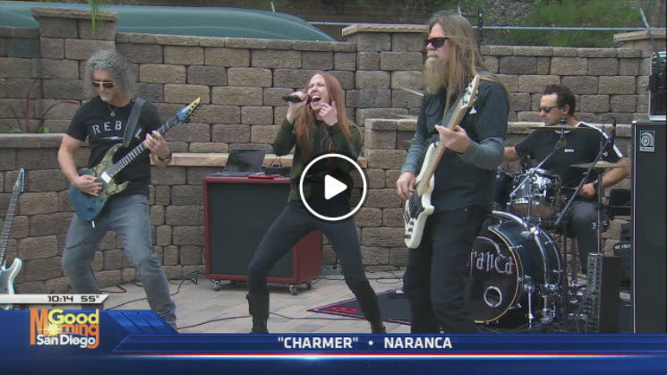 Naranca rocks the stage live on ‘Good Morning San Diego’